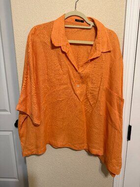 Vivid Linen Top